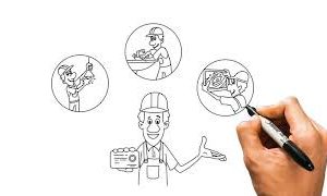 Color Handyman with female voice